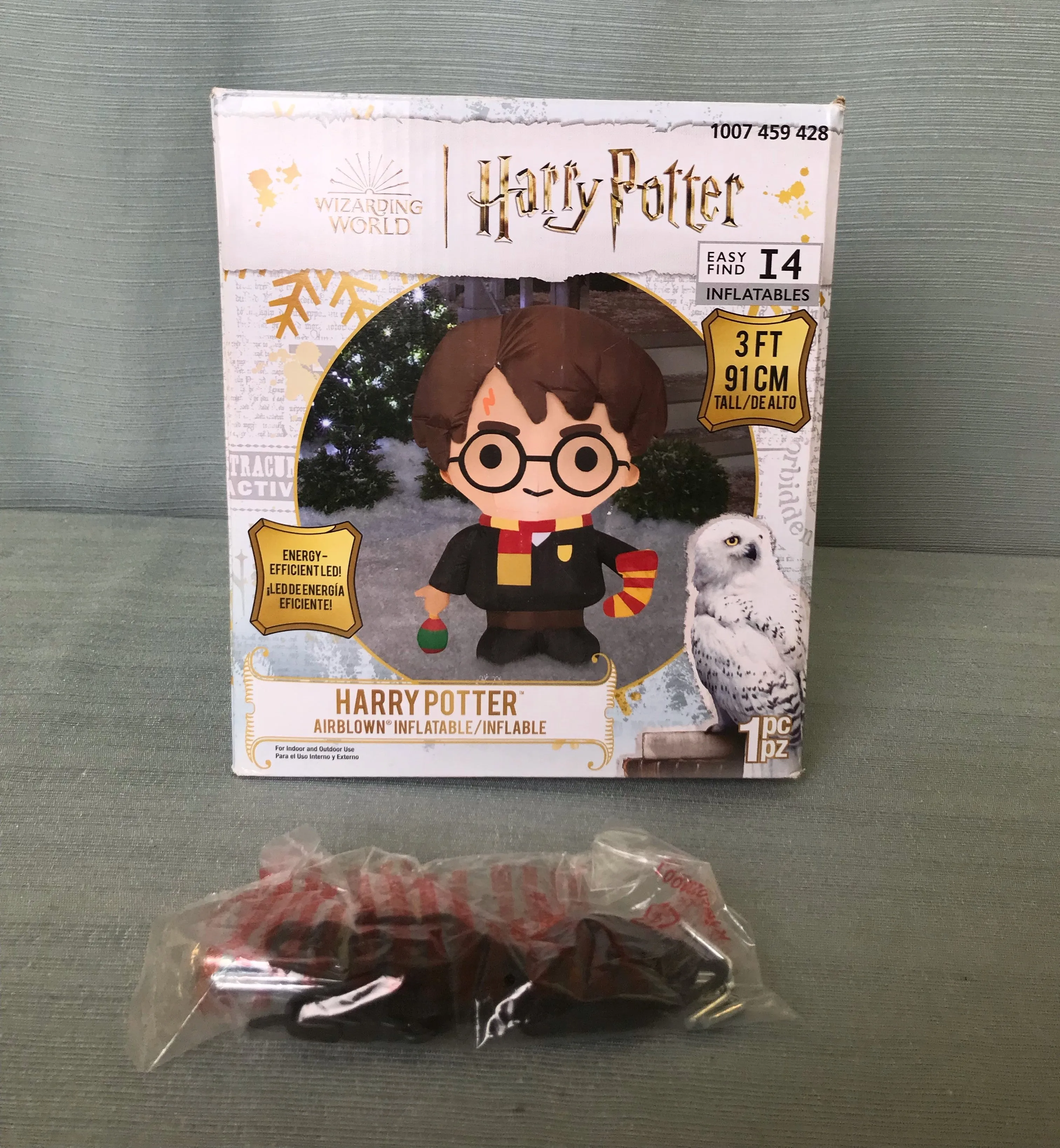 3 ft. LED Harry Potter Christmas Inflatable - Like New!