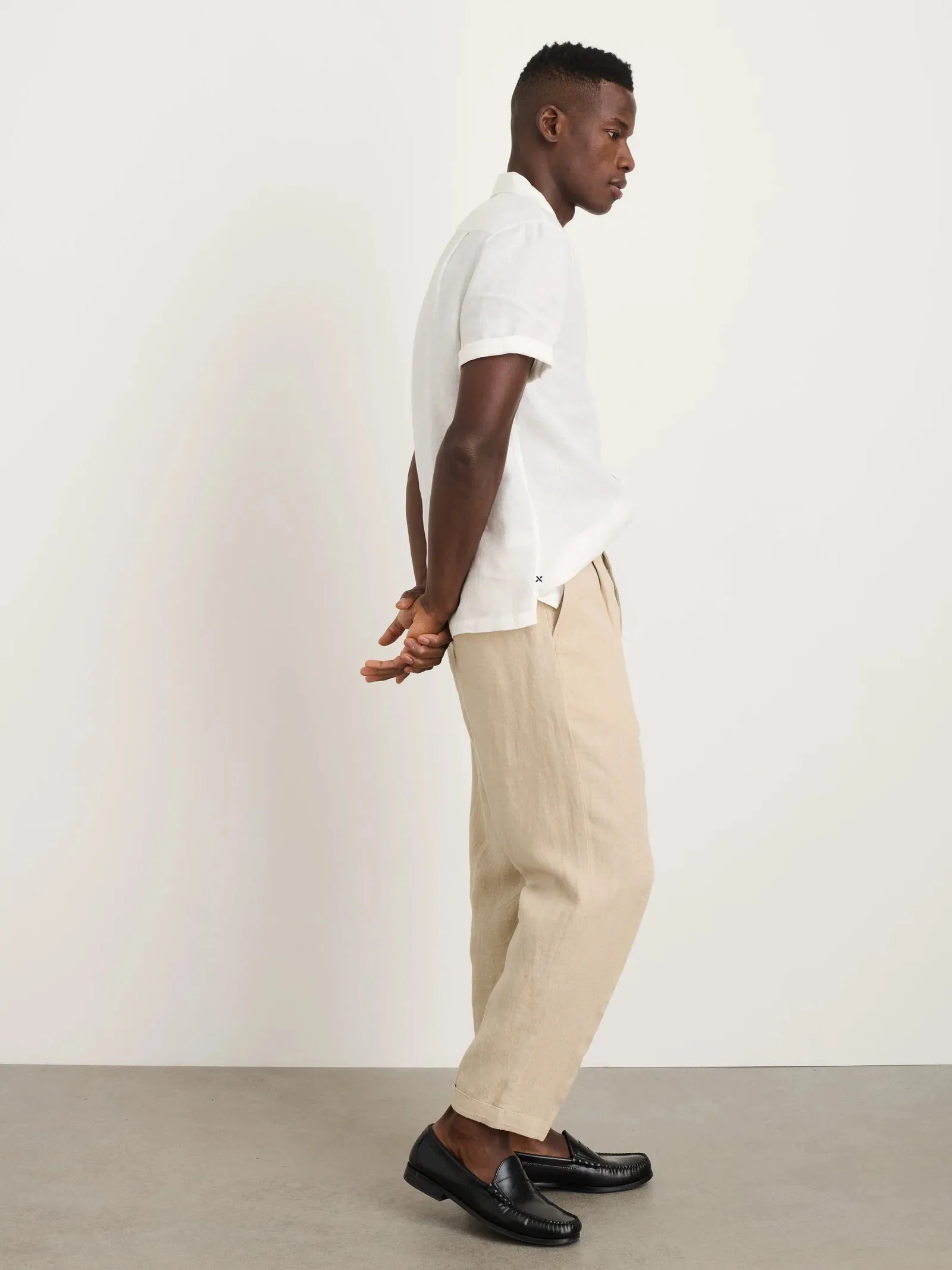 Alex Mill - Camp Shirt in Linen - White