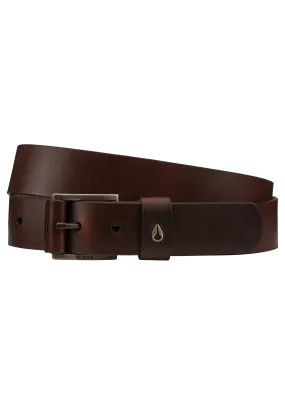 Americana Leather Belt - Dark Brown