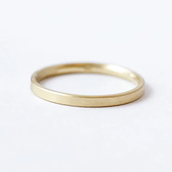 Basic Wedding Band - 18k Solid Gold