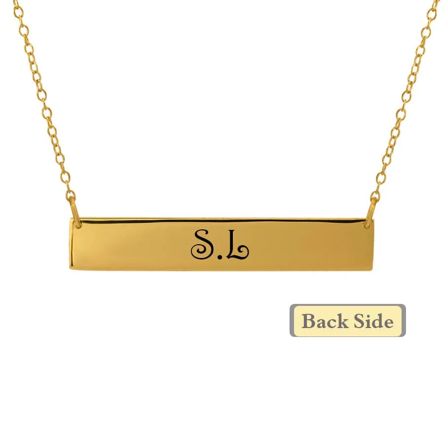 City Skyline Bar Necklace