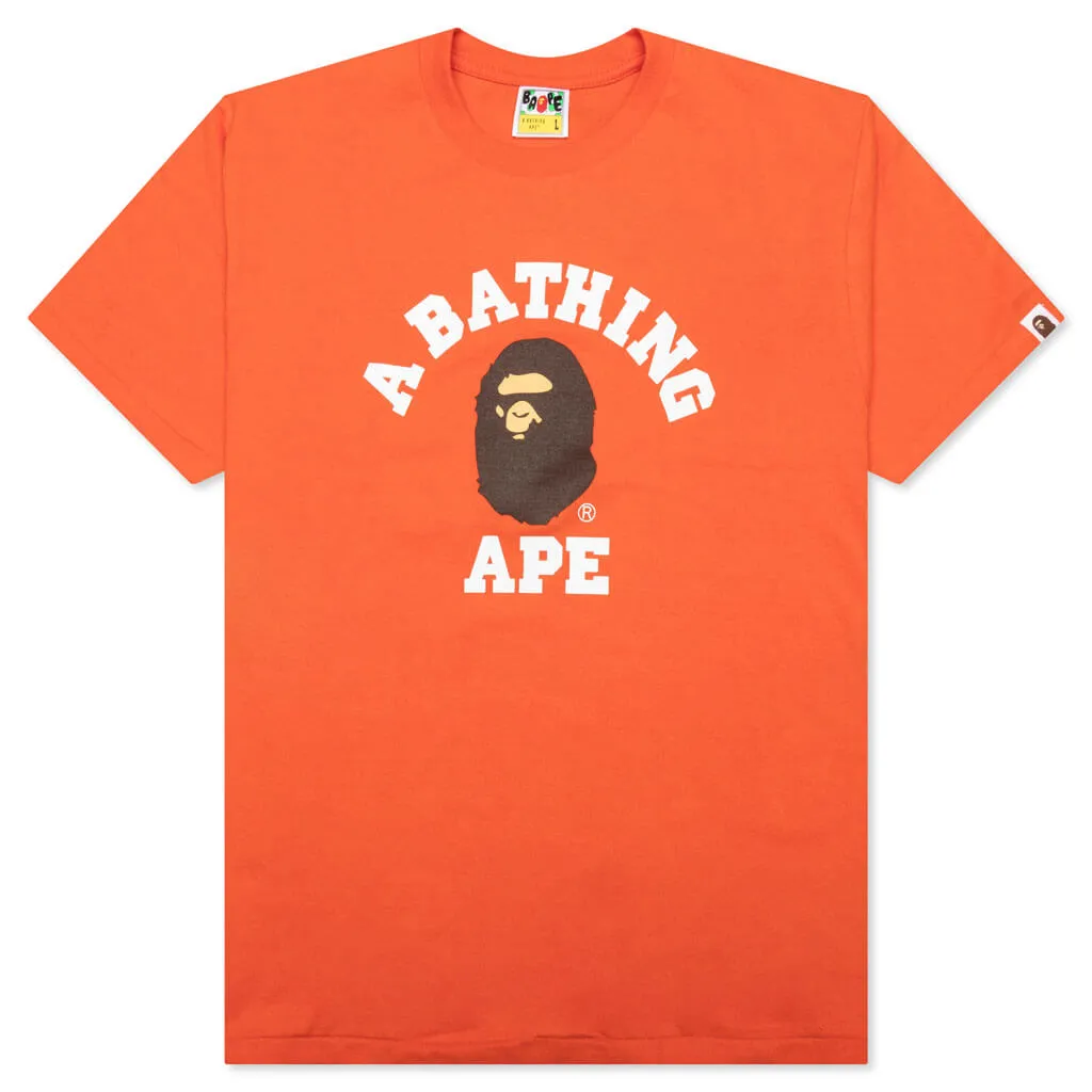 College Tee - Orange