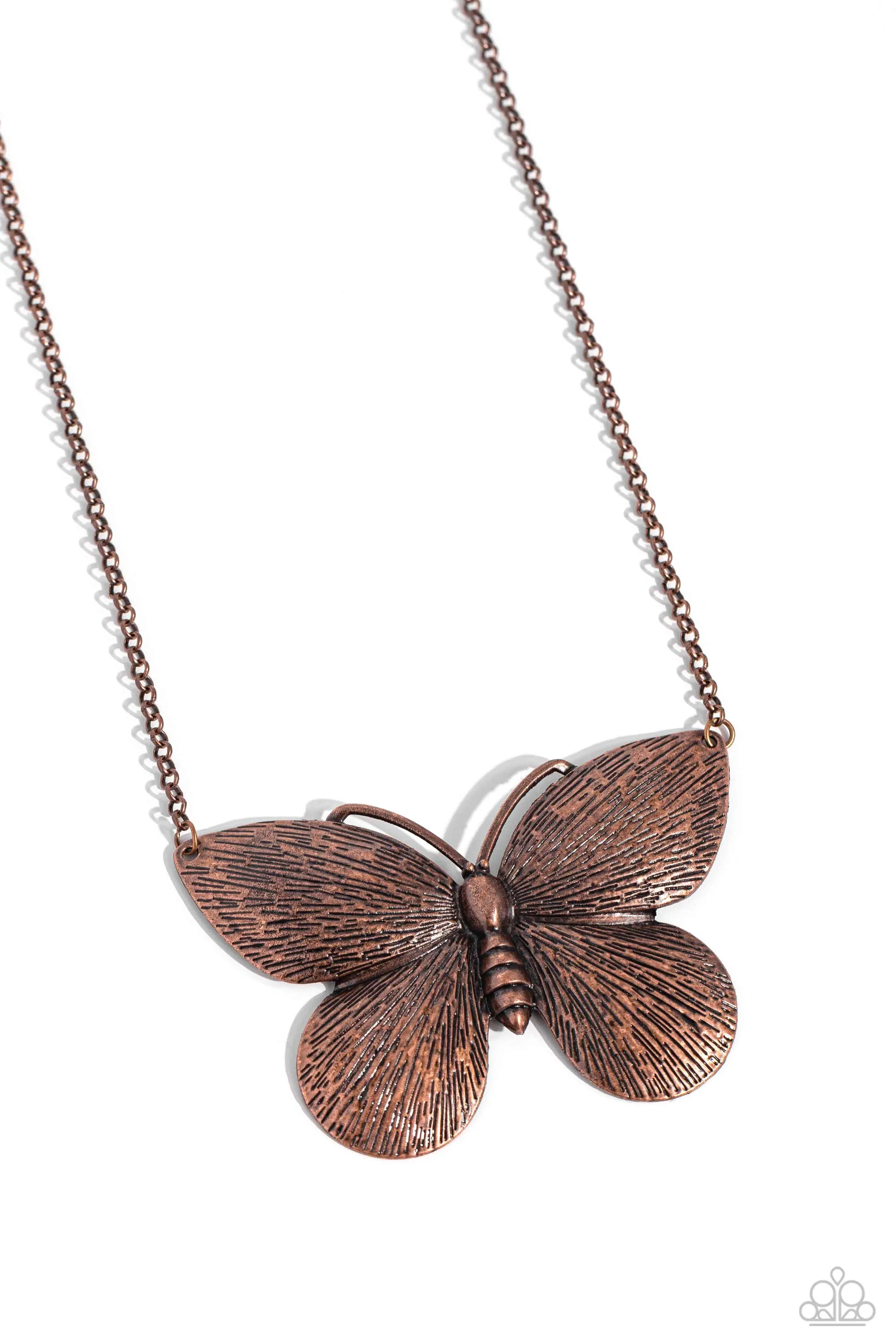 DRAWN to the Wind Copper Necklace - Paparazzi Accessories