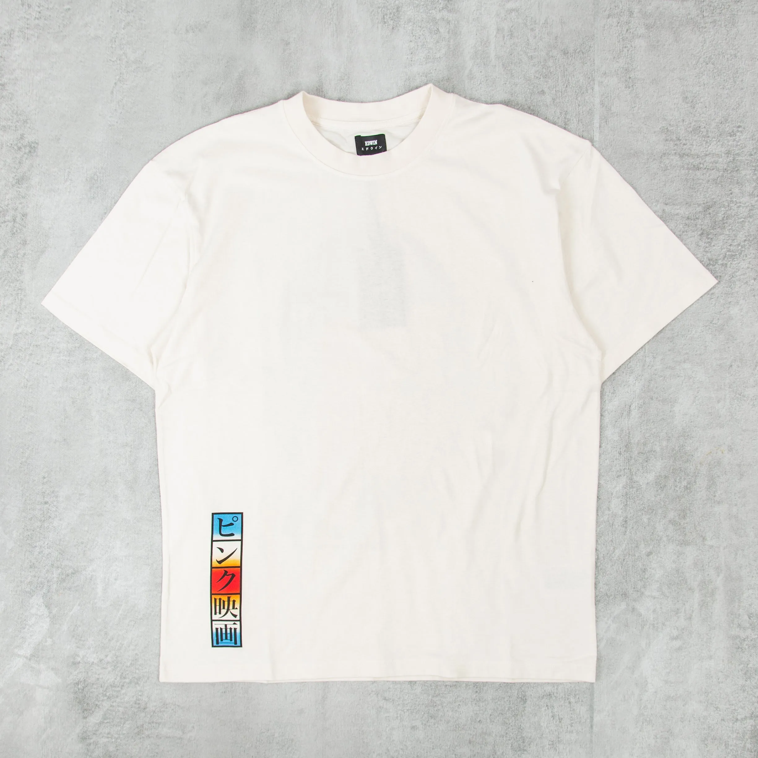 Edwin Pinku Eiga S/S Tee - Whisper White