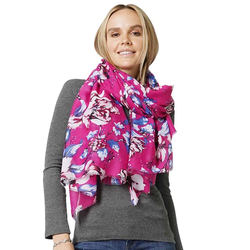 Flower Printed Scarf