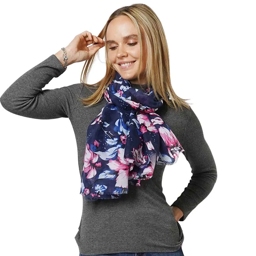 Flower Printed Scarf