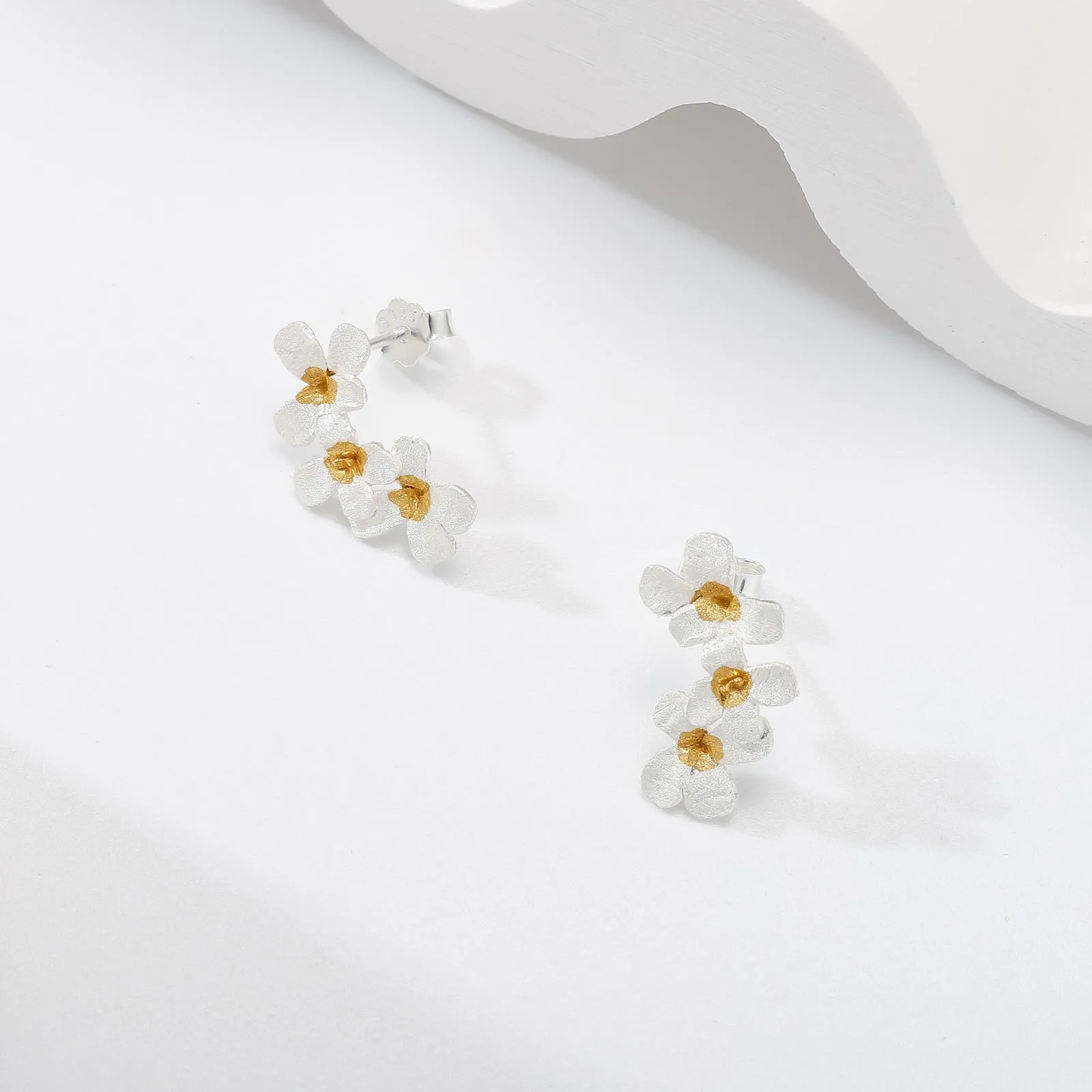 Forget-Me-Not Flowers Earrings