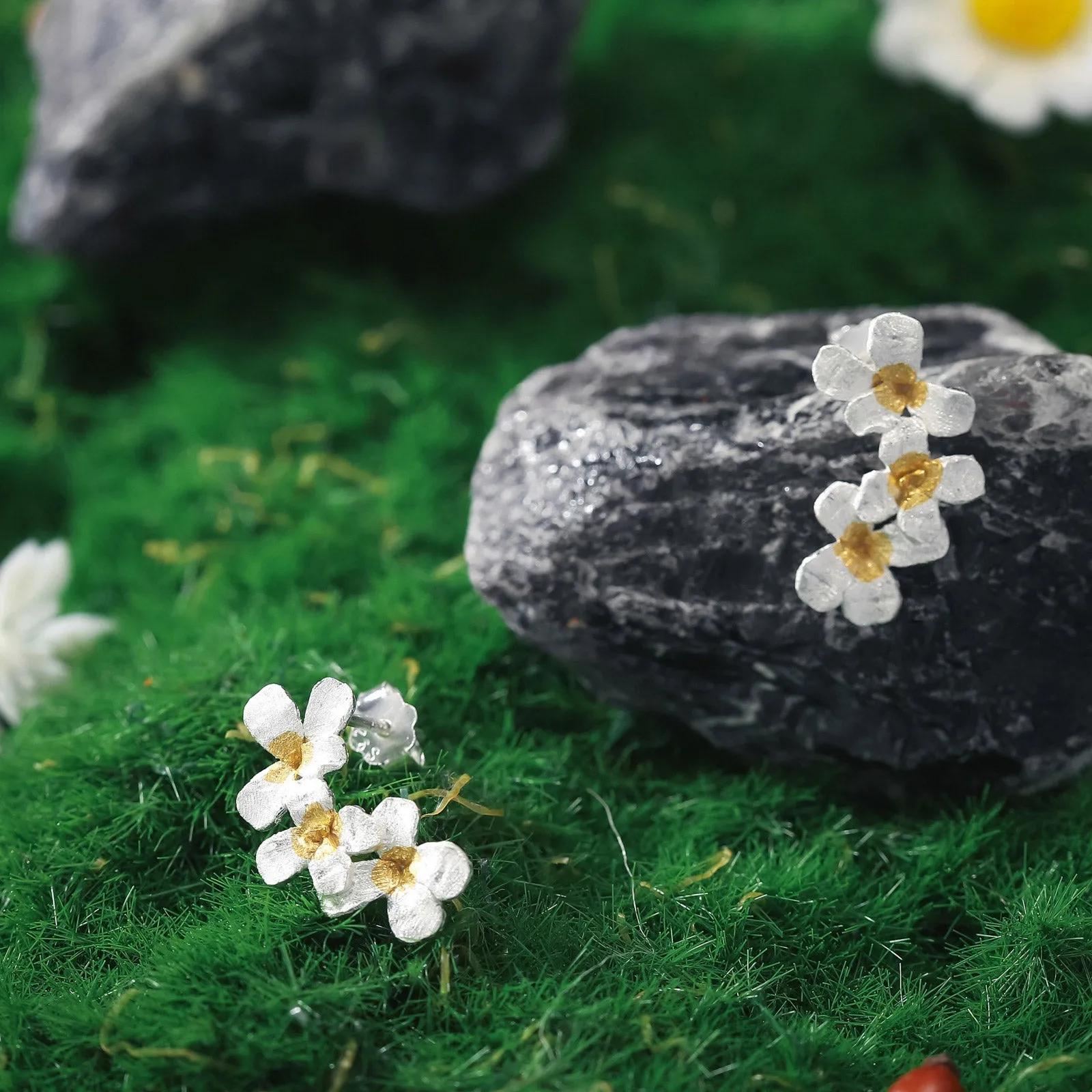 Forget-Me-Not Flowers Earrings