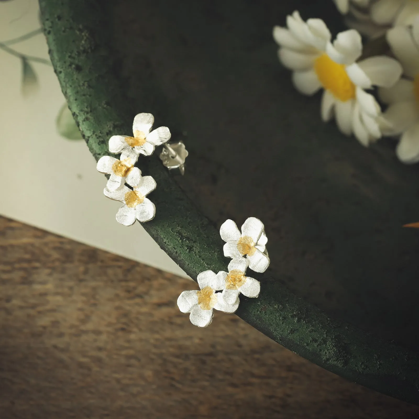 Forget-Me-Not Flowers Earrings