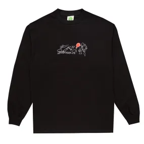 Frog Clown LS Tee Black