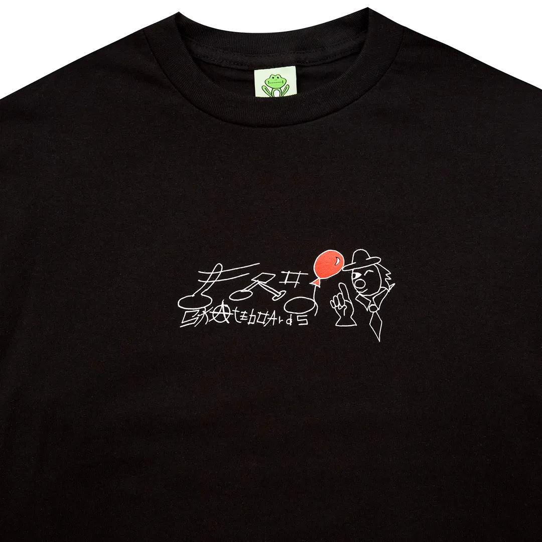 Frog Clown LS Tee Black