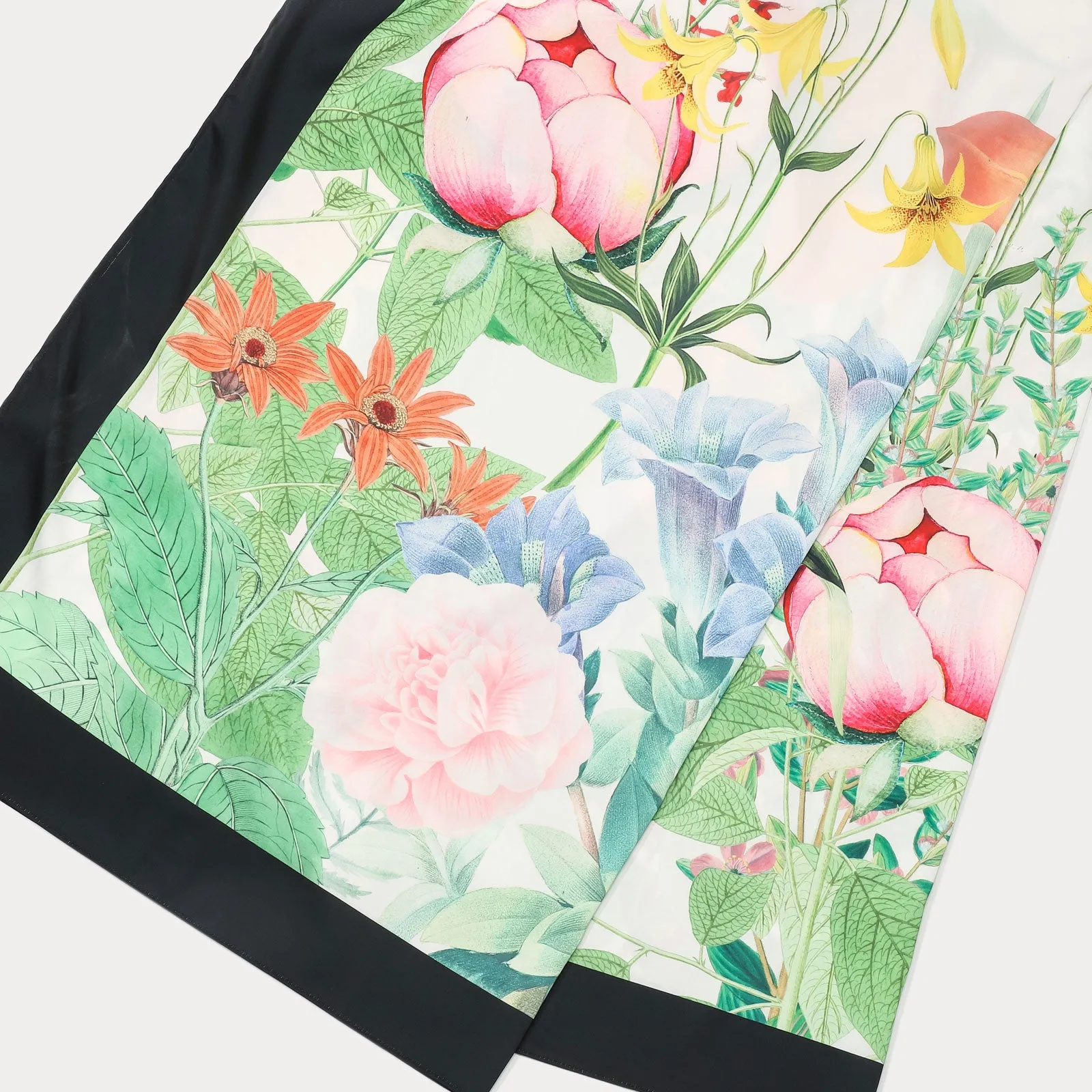 Garden Flower Rectangle Scarf