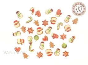 Gingerbread Cookies Christmas Nail Art Sequin Decoration (C03)