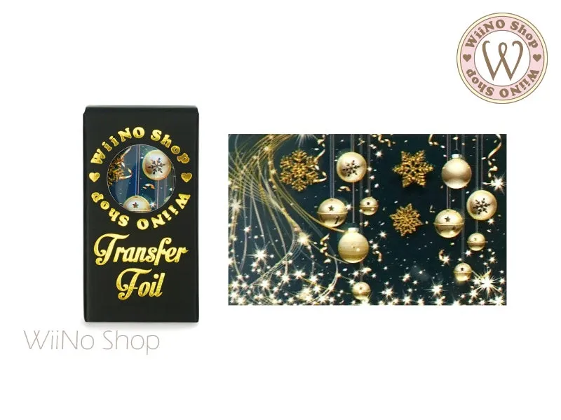 Golden Christmas Nail Transfer Foil (XS-B-04)