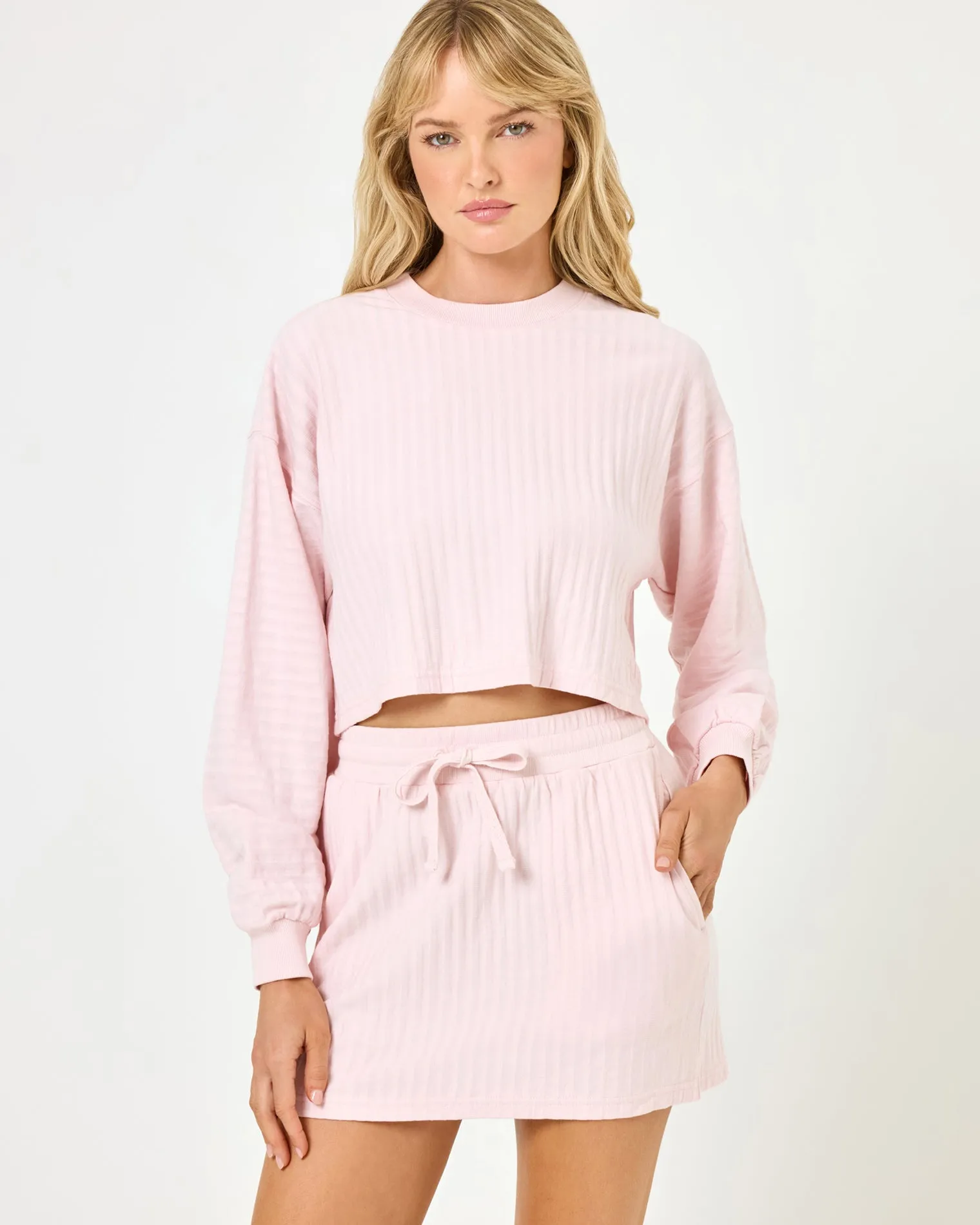 Half Court Pullover - Petal