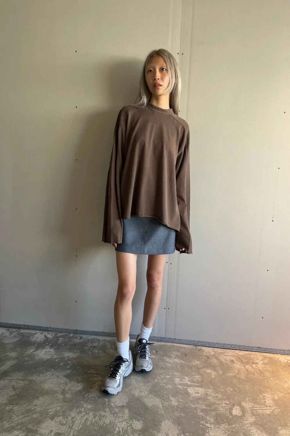 Heavy LS Tee | Brunette