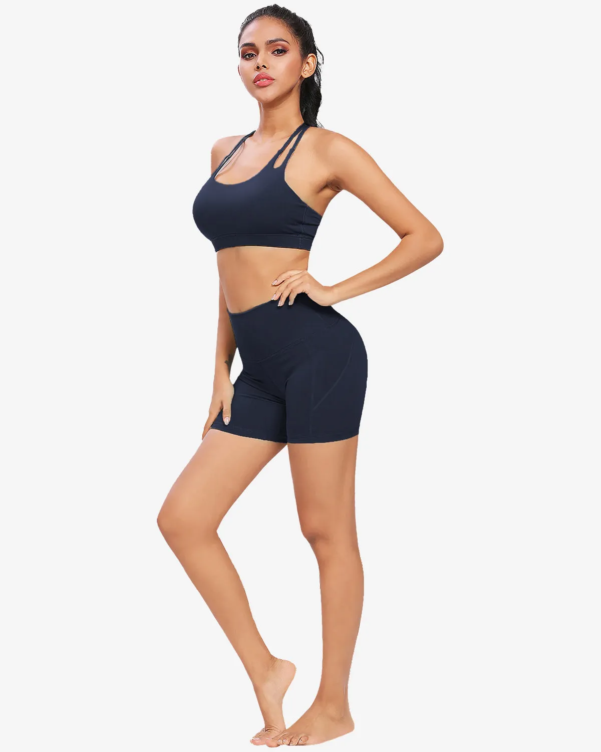 Inseam Mid Waist Training Shorts