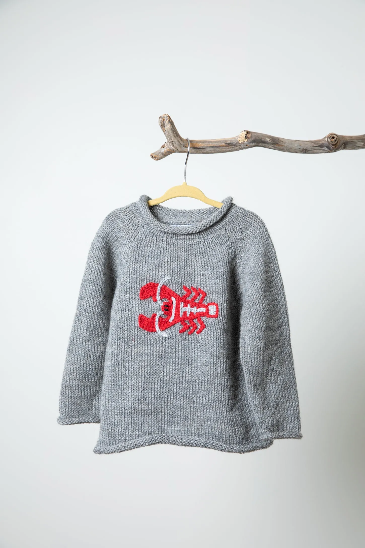 Kids Lobster Alpaca Sweater