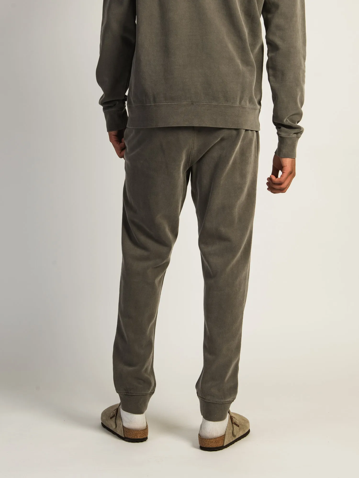 KOLBY PARKER GARMENT DYE SLIM JOGGER - IRON