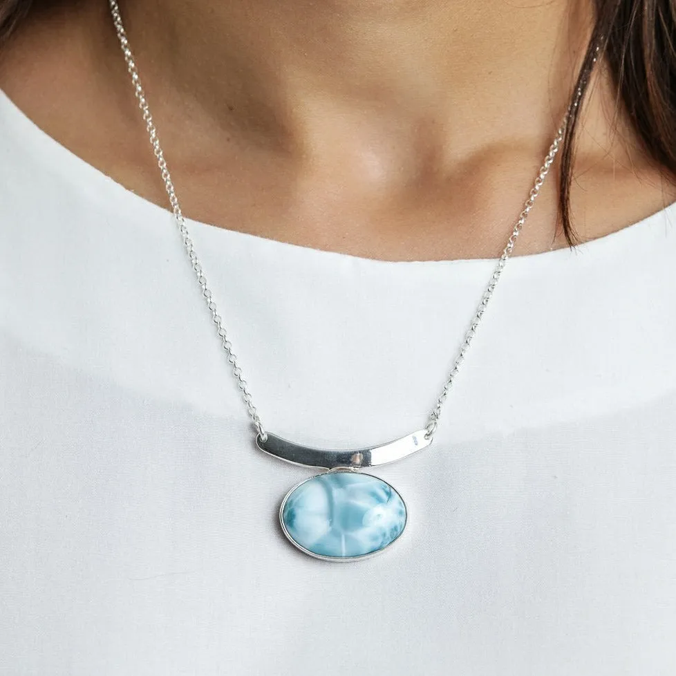 Larimar Necklace Davy