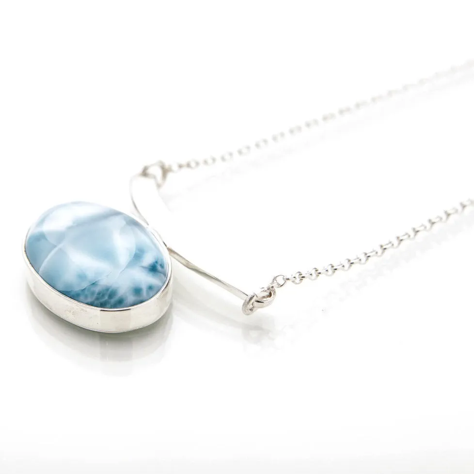 Larimar Necklace Davy