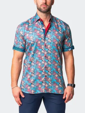 Maceoo Stretch Short-Sleeve Shirt | Galileo Journ Multi