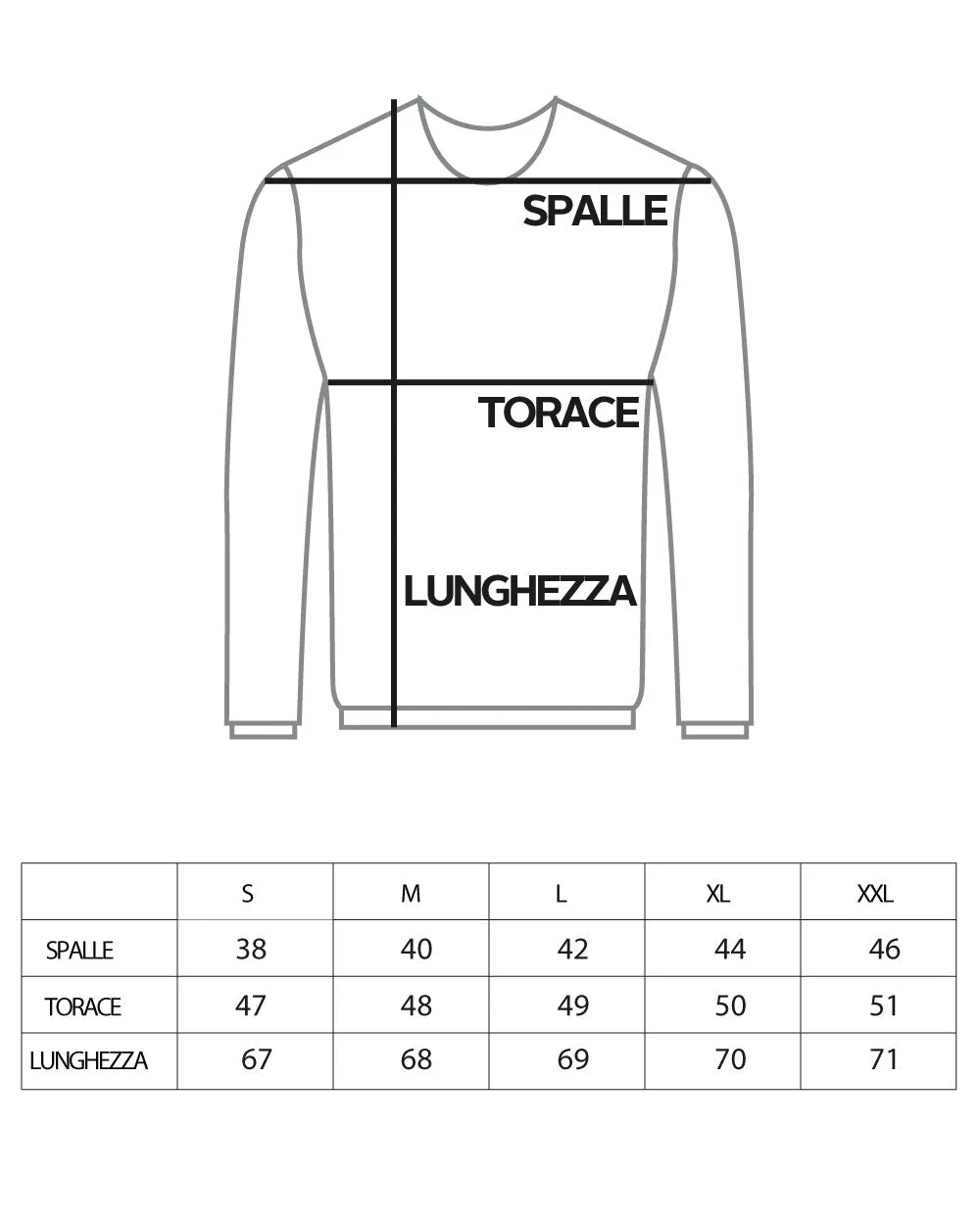 Maglioncino Uomo Maglia Maniche Lunghe Collo Alto Elastico Tinta Unita Bianco GIOSAL-M2550A