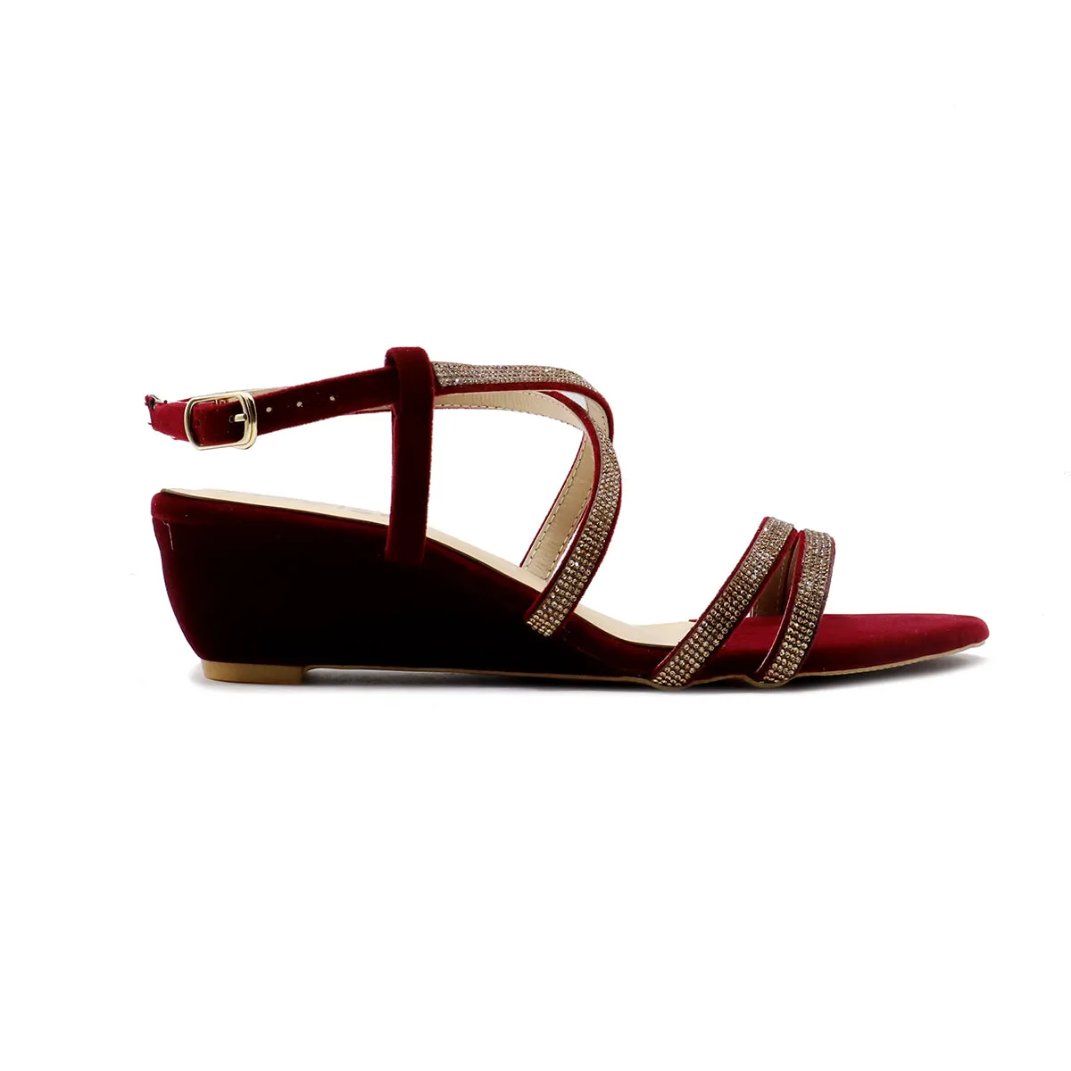 Maroon Fancy Sandal L00660027