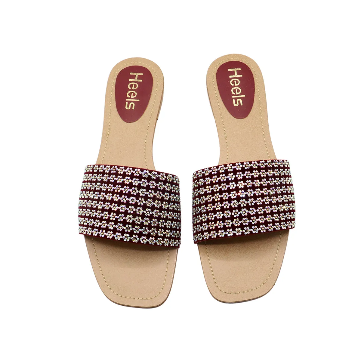 Maroon Fancy Slipper L00420008