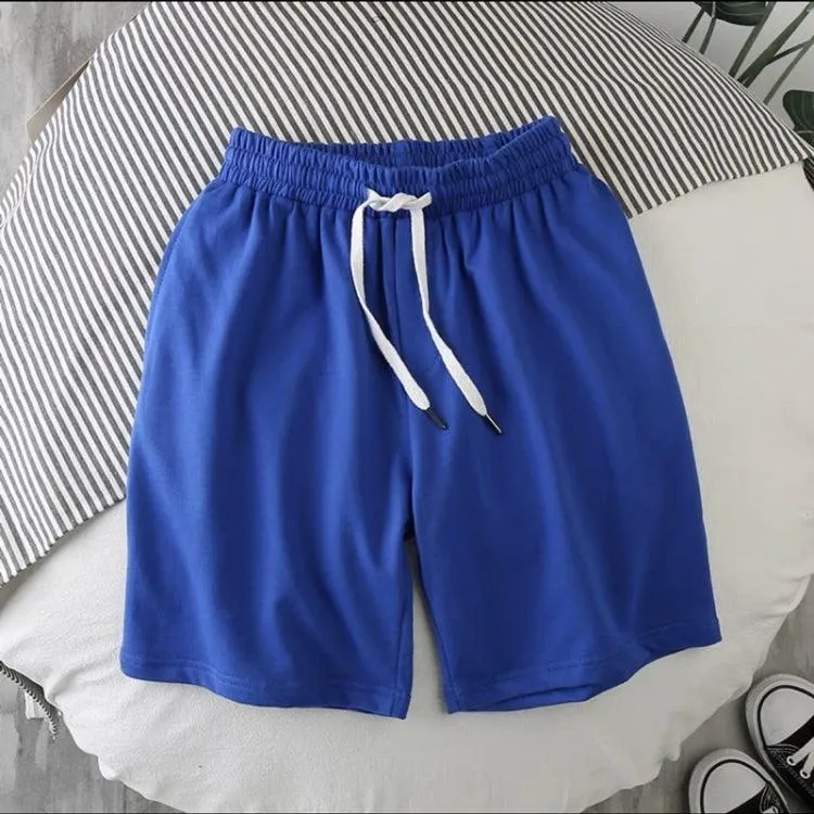 Men's Casual Summer Beach Shorts with Elastic Waistband and Breathable Fabric