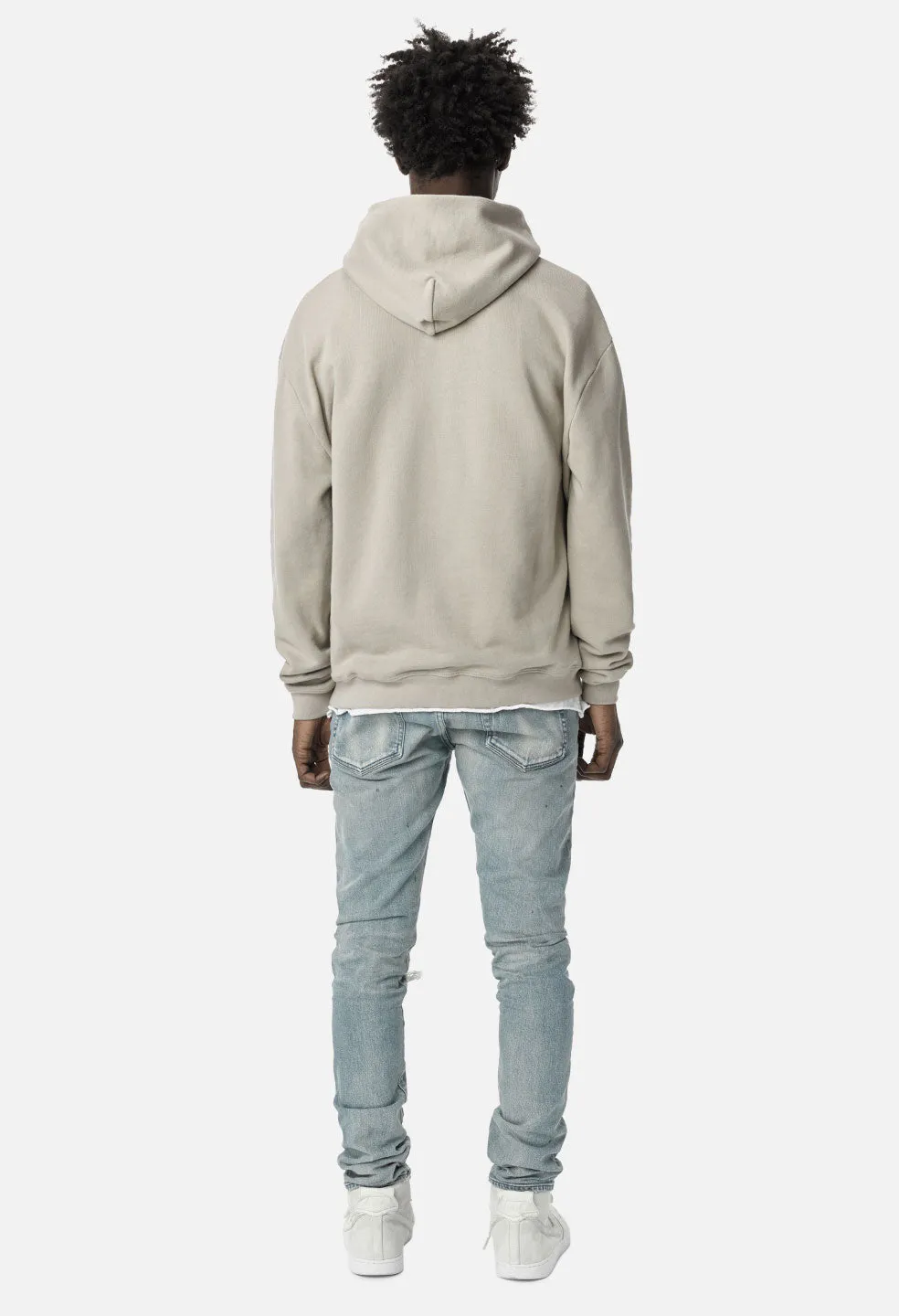 Oversized Cropped Hoodie / Mojave