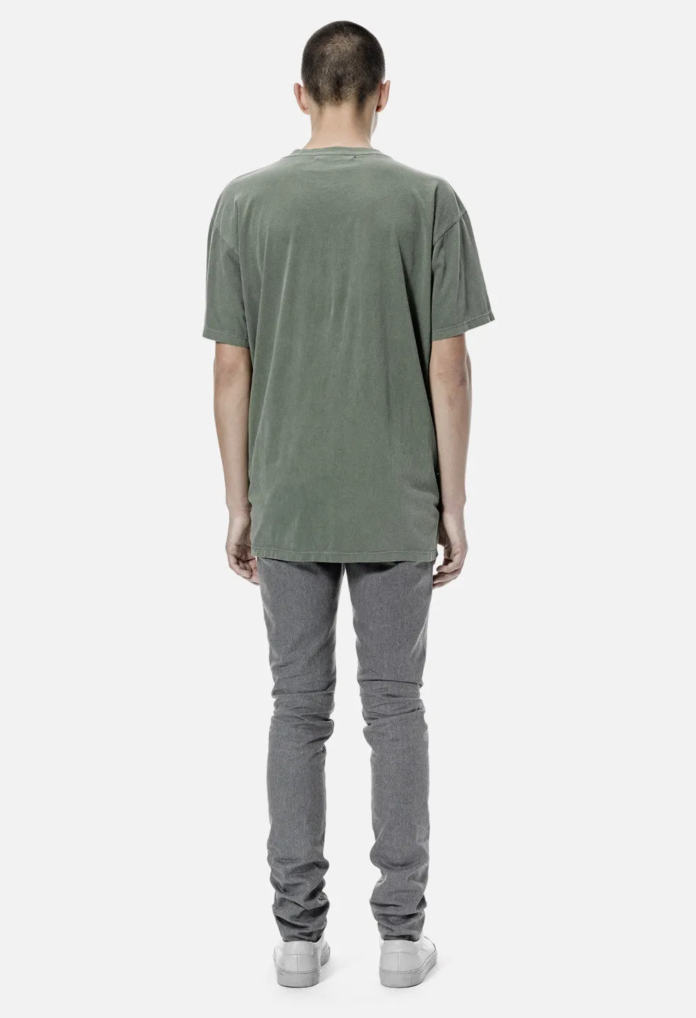 Oversized Pocket Crew / Olive