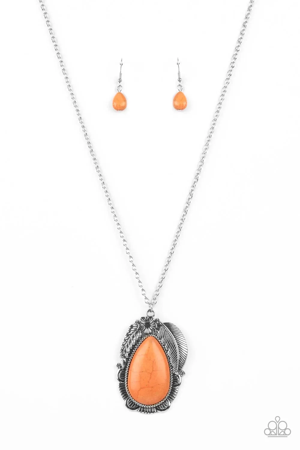 Paparazzi Tropical Mirage - Orange Necklace