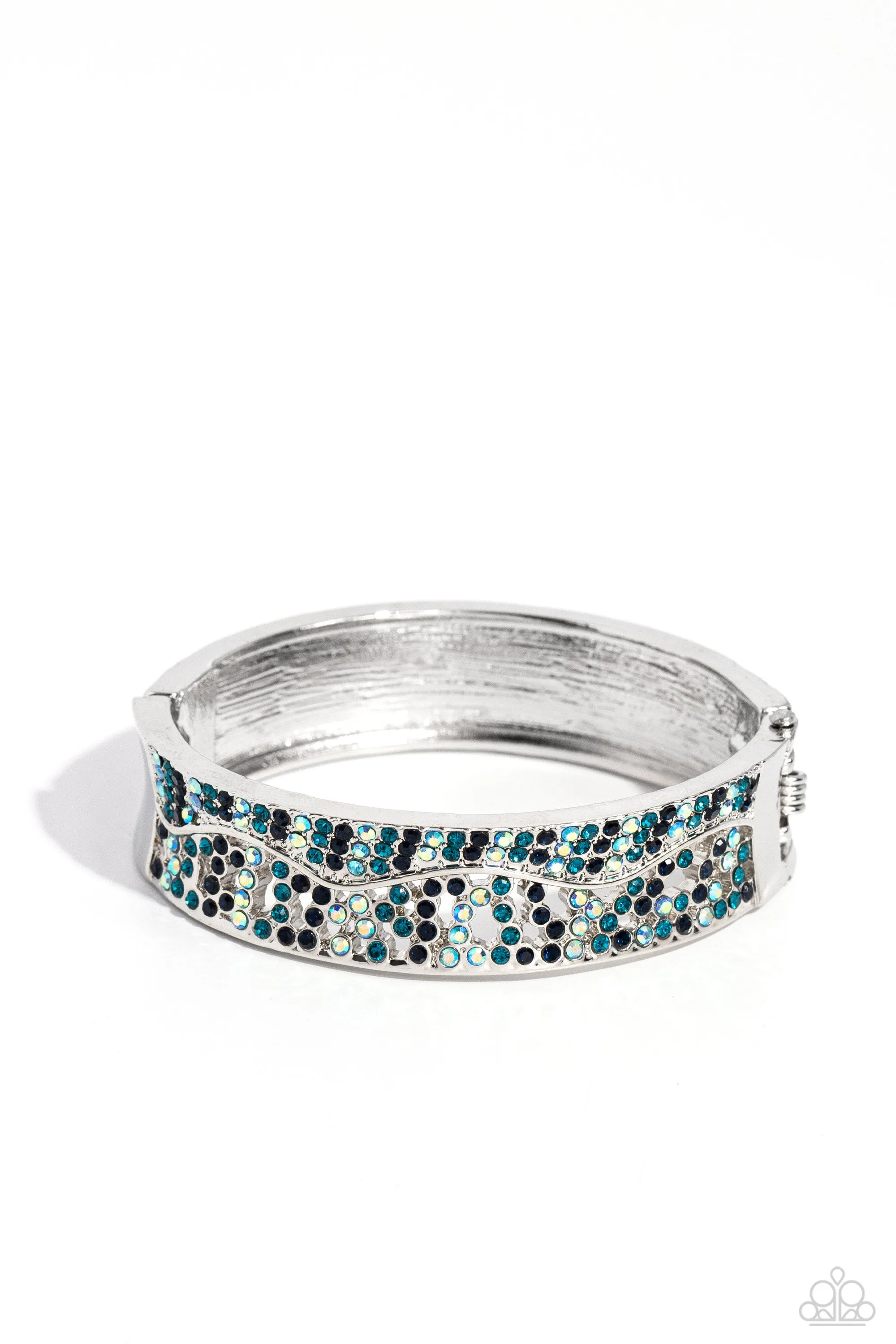 Paparazzi Wavy Whimsy Blue Bracelet