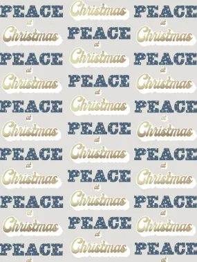 PEACE AT CHRISTMAS  WRAP