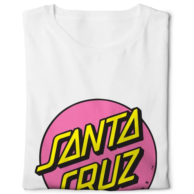 Santa Cruz pink  - Digital Graphics Basic T-shirt White