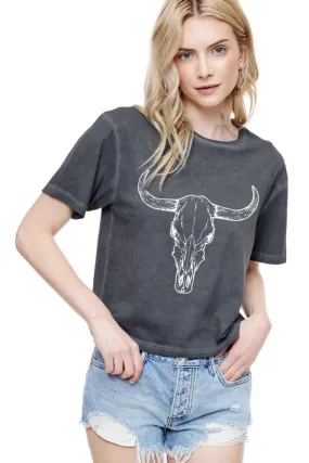 Skull Graphic Crop