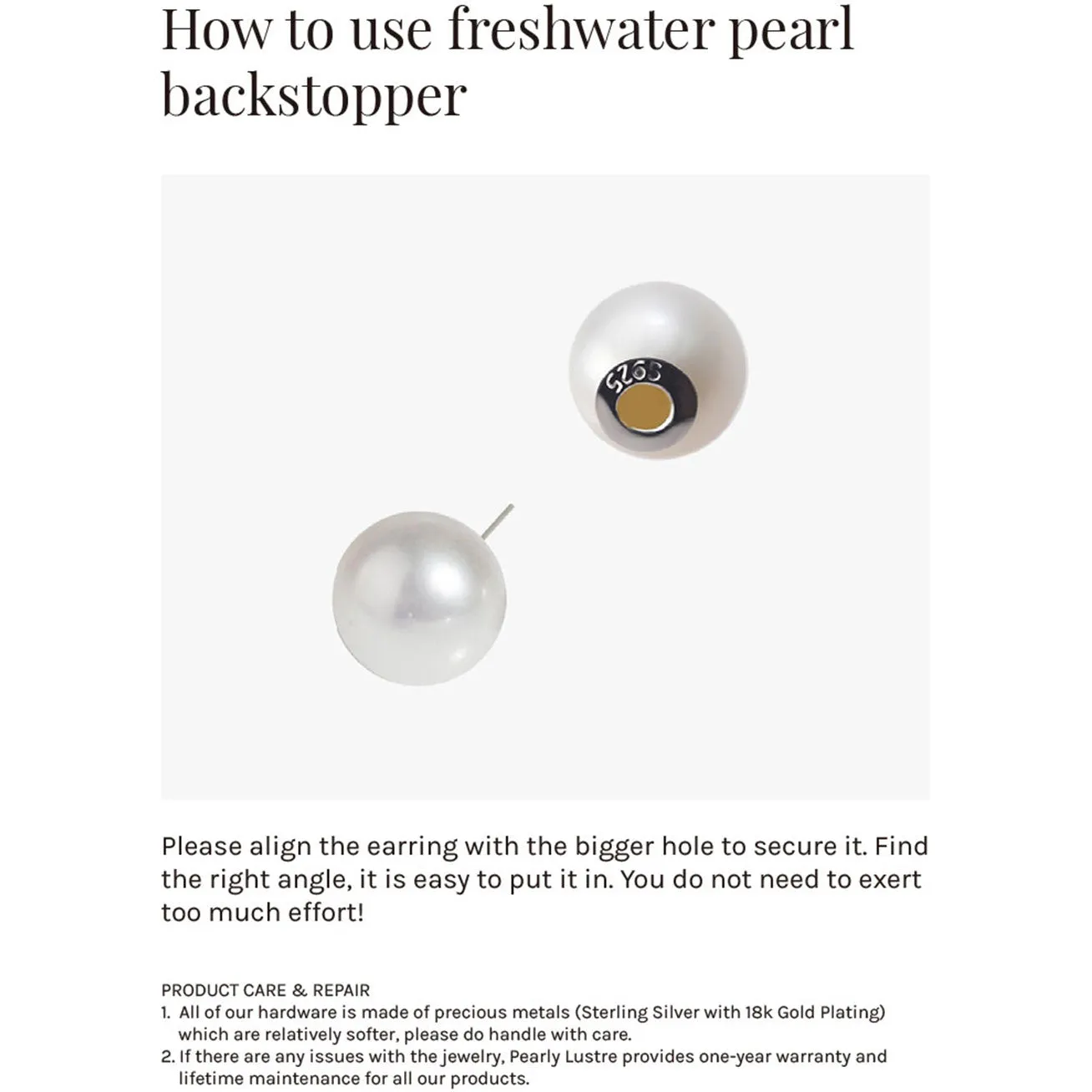 Top Grade Freshwater Pearl Earrings WE00692 | GARDENS