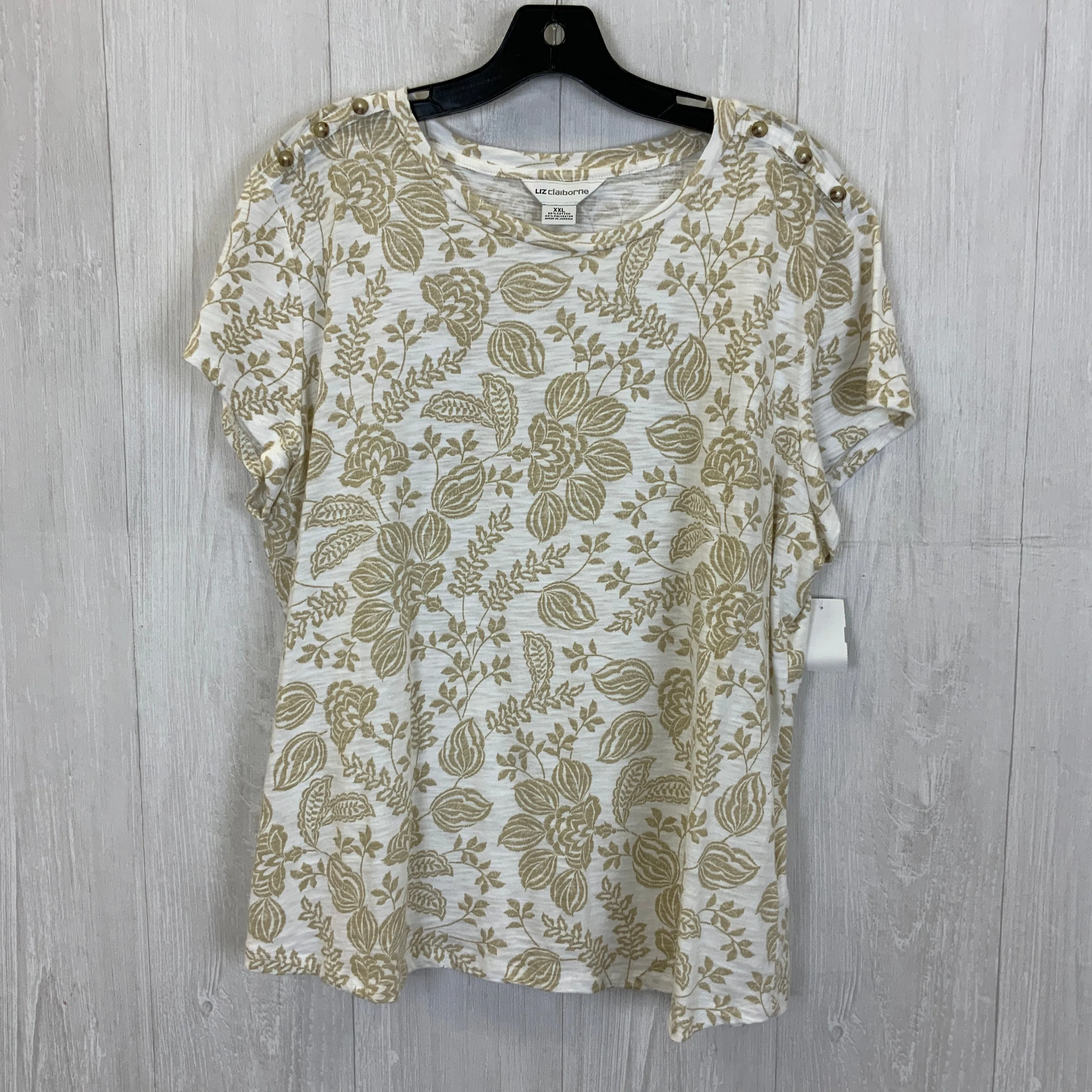 Top Short Sleeve Basic By Liz Claiborne  Size: Xxl