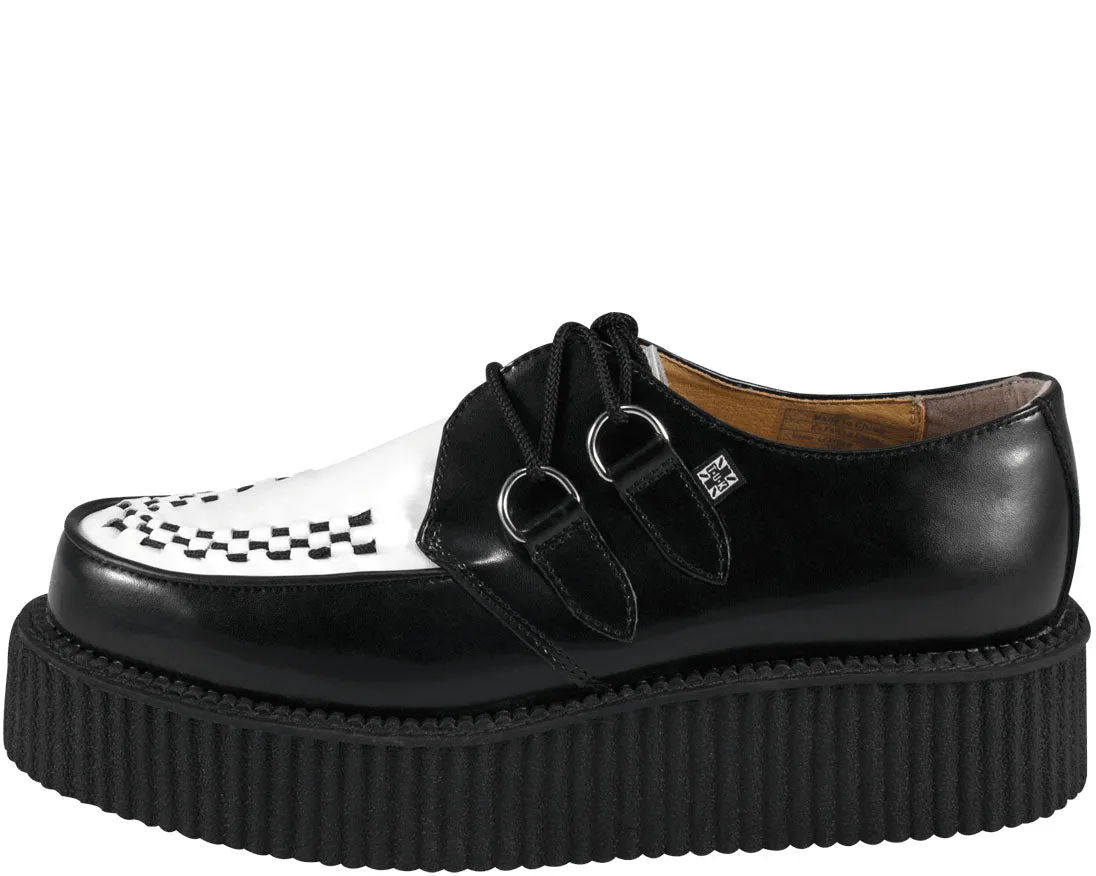 T.U.K BLACK/WHITE RUDE BOY VIVA MONDO CREEPER