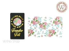 Vintage Flower Nail Transfer Foil (FL-V-05)