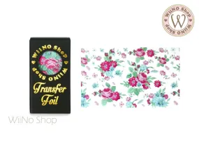 Vintage Flower Nail Transfer Foil (FL-V-07)