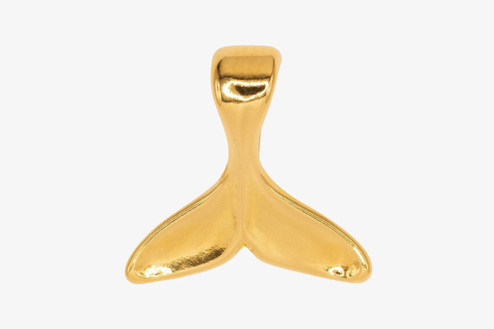 Whale Tail Charm Wholesale 14K Gold, Solid 14K Gold, G211