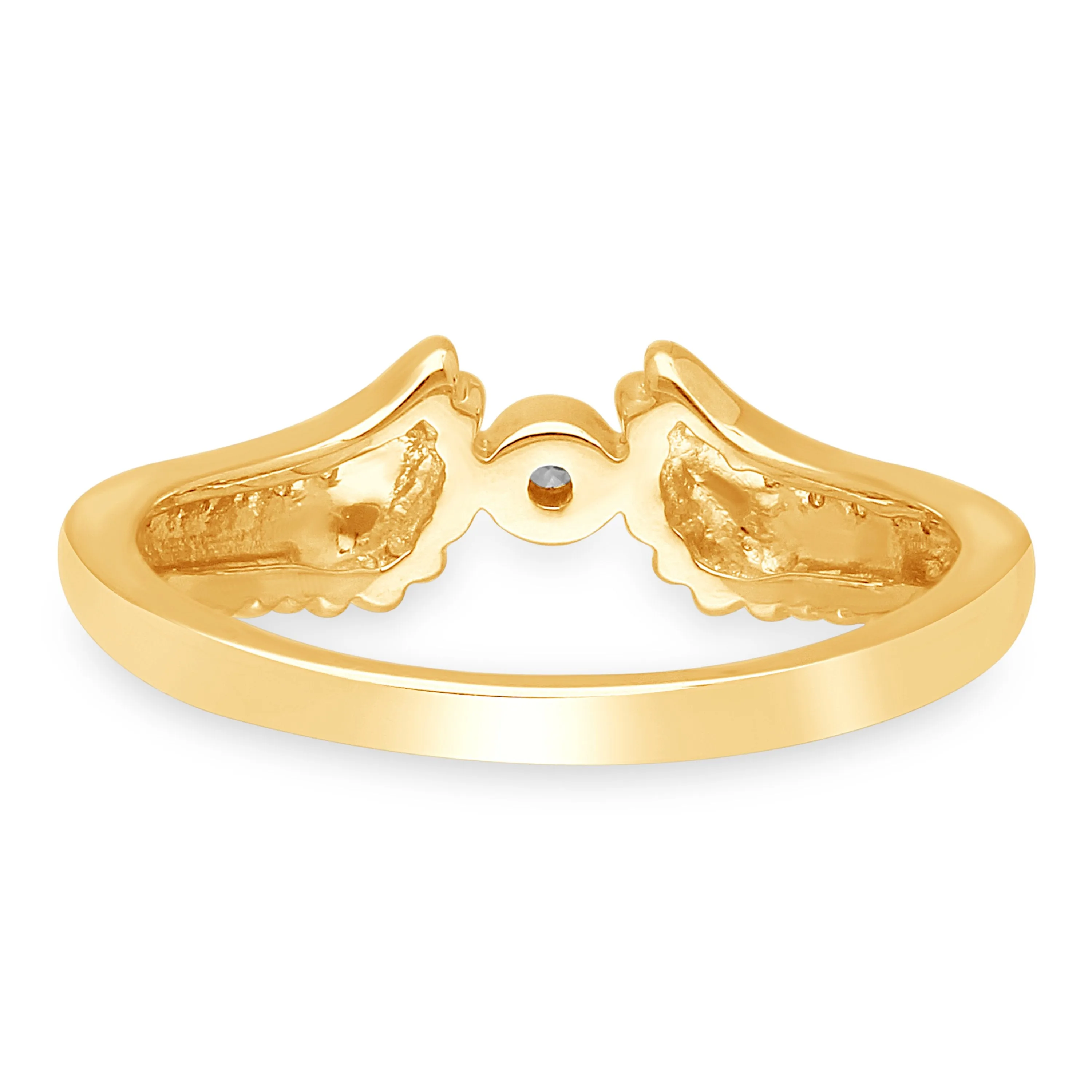 Yellow Gold White Diamond Griffiness Ring